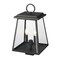 Z-Lite Broughton Outdoor Post Mount Fixture, 2-Light, 10.25 In.W x 18.5 In.H, Black/Clear Beveled 521PHMS-BK - alternate 3